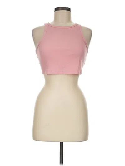 Pre-owned Wild Fable Tank Top Pink Halter Neckline Tops