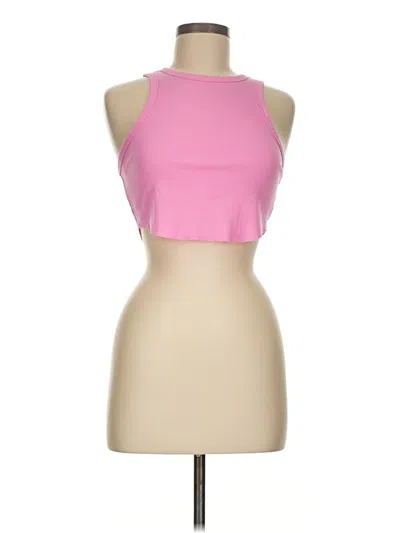 Pre-owned Wild Fable Tank Top Pink Halter Neckline Tops