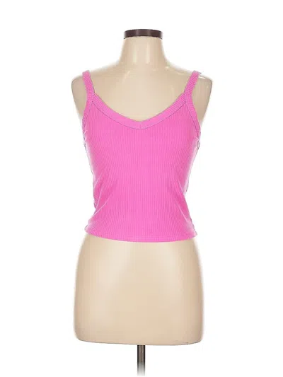 Pre-owned Wild Fable Tank Top Pink Strapless Neckline Tops