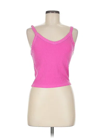 Pre-owned Wild Fable Tank Top Pink Strapless Neckline Tops