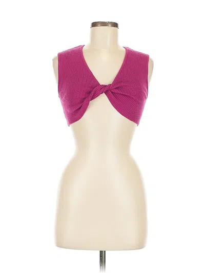 Pre-owned Wild Fable Tank Top Pink Strapless Neckline Tops