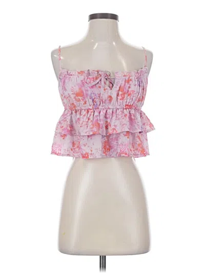 Pre-owned Wild Fable Tank Top Pink Strapless Neckline Tops