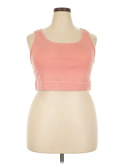 Pre-owned Wild Fable Tank Top Pink Strapless Neckline Tops