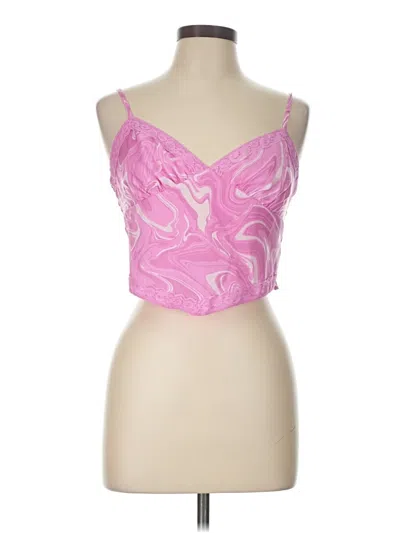 Pre-owned Wild Fable Tank Top Pink Strapless Neckline Tops