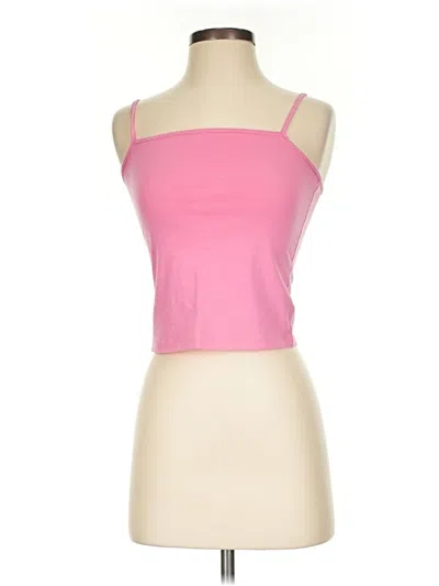 Pre-owned Wild Fable Tank Top Pink Strapless Neckline Tops