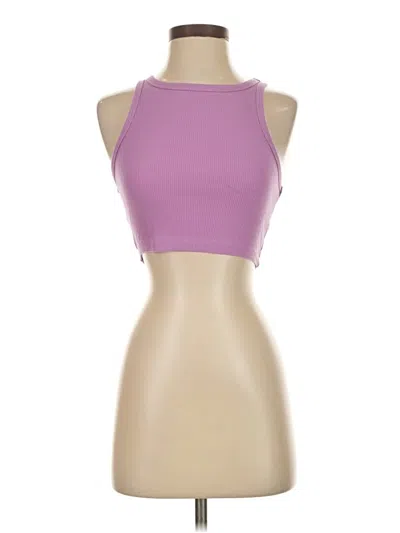 Pre-owned Wild Fable Tank Top Purple Halter Neckline Tops