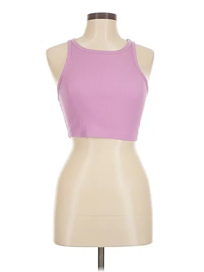 Pre-owned Wild Fable Tank Top Purple Halter Neckline Tops