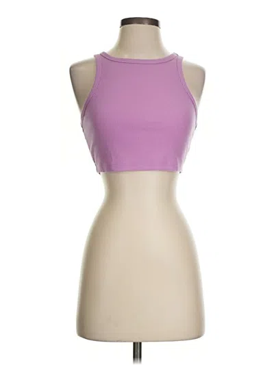 Pre-owned Wild Fable Tank Top Purple Halter Neckline Tops