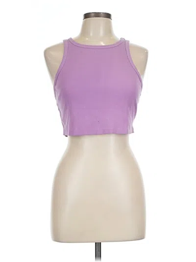 Pre-owned Wild Fable Tank Top Purple Halter Neckline Tops