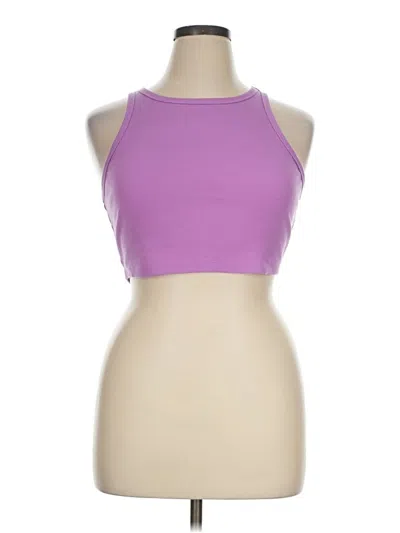 Pre-owned Wild Fable Tank Top Purple Halter Neckline Tops