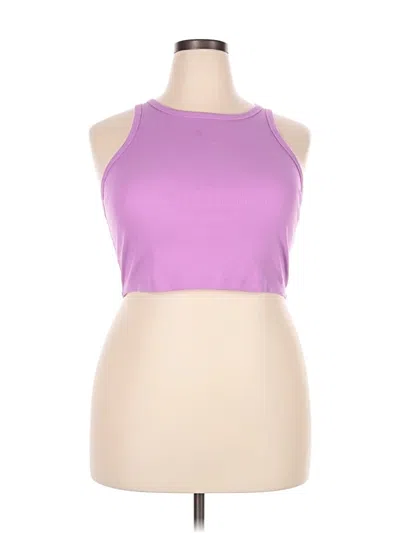 Pre-owned Wild Fable Tank Top Purple Halter Neckline Tops