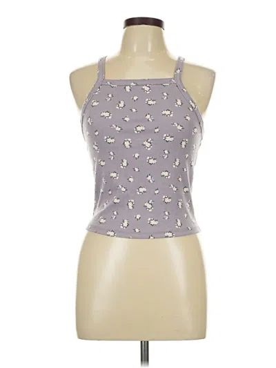 Pre-owned Wild Fable Tank Top Purple Halter Neckline Tops