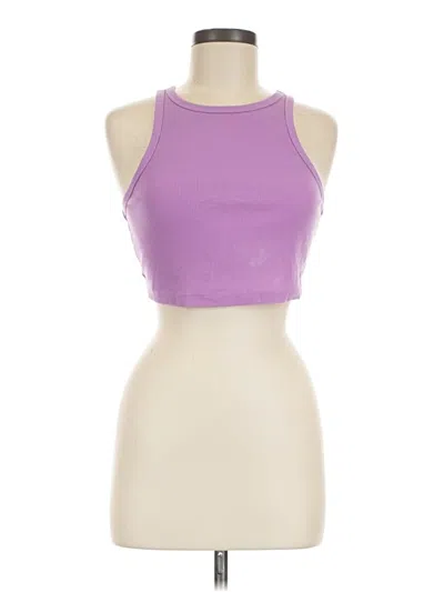 Pre-owned Wild Fable Tank Top Purple Halter Neckline Tops