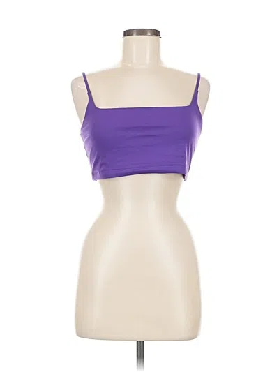 Pre-owned Wild Fable Tank Top Purple Strapless Neckline Tops