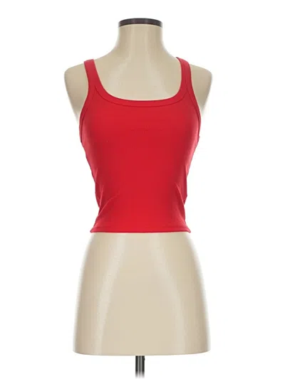Pre-owned Wild Fable Tank Top Red Halter Neckline Tops