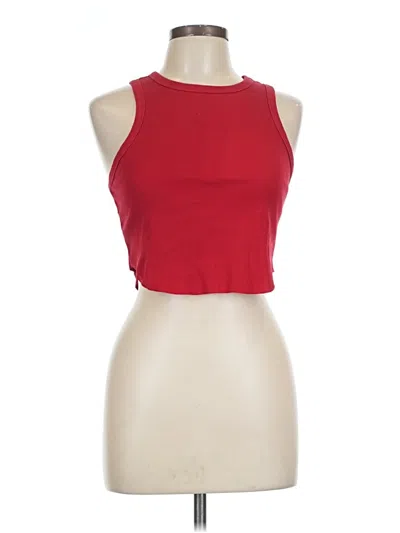 Pre-owned Wild Fable Tank Top Red Halter Neckline Tops