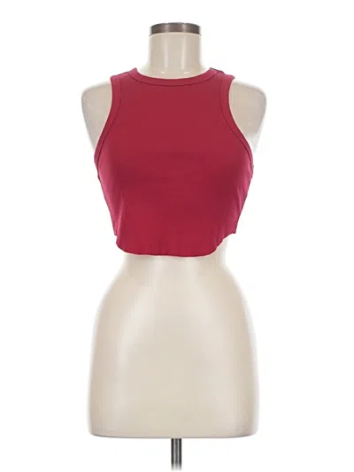 Pre-owned Wild Fable Tank Top Red Halter Neckline Tops