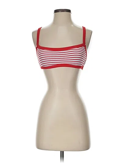 Pre-owned Wild Fable Tank Top Red Strapless Neckline Tops