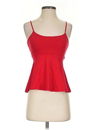 Pre-owned Wild Fable Tank Top Red Strapless Neckline Tops