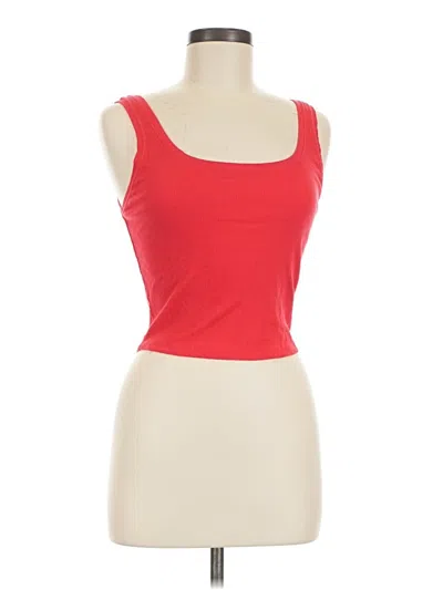 Pre-owned Wild Fable Tank Top Red Strapless Neckline Tops