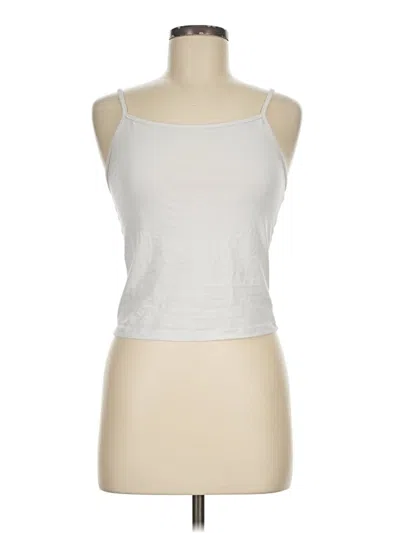 Pre-owned Wild Fable Tank Top Silver Strapless Neckline Tops