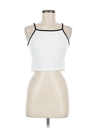 Pre-owned Wild Fable Tank Top White Halter Neckline Tops