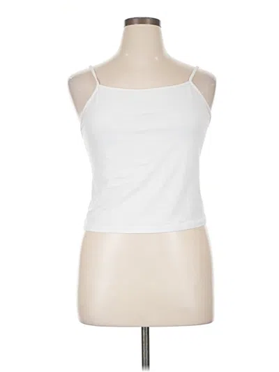 Pre-owned Wild Fable Tank Top White Halter Neckline Tops
