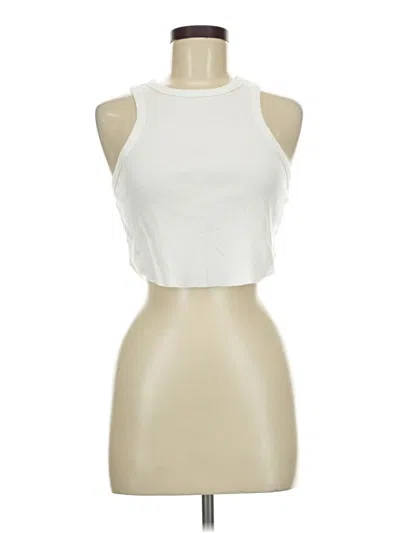 Pre-owned Wild Fable Tank Top White Halter Neckline Tops