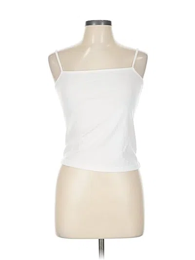 Pre-owned Wild Fable Tank Top White Strapless Neckline Tops