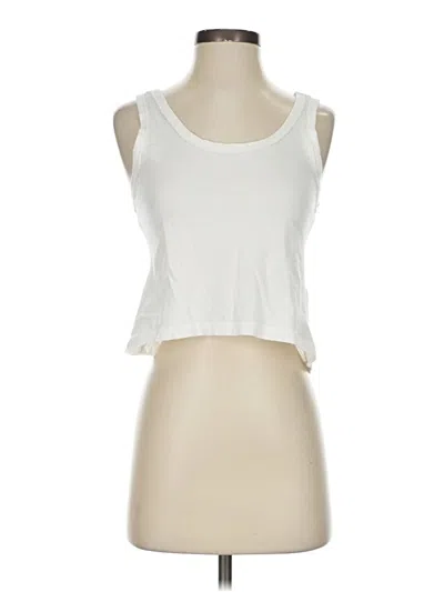Pre-owned Wild Fable Tank Top White Strapless Neckline Tops