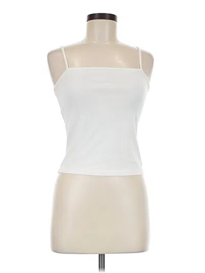 Pre-owned Wild Fable Tank Top White Strapless Neckline Tops