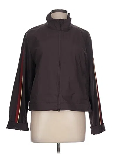 Pre-owned Wild Fable Track Jacket In Burgundy