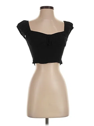 Pre-owned Wild Fable Tube Top Black Strapless Neckline Tops