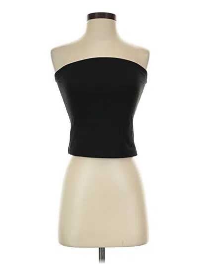 Pre-owned Wild Fable Tube Top Black Strapless Neckline Tops
