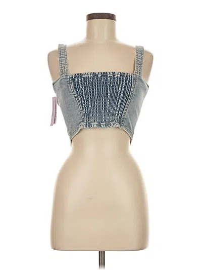 Wild Fable Tube Top Blue Strapless Neckline Tops