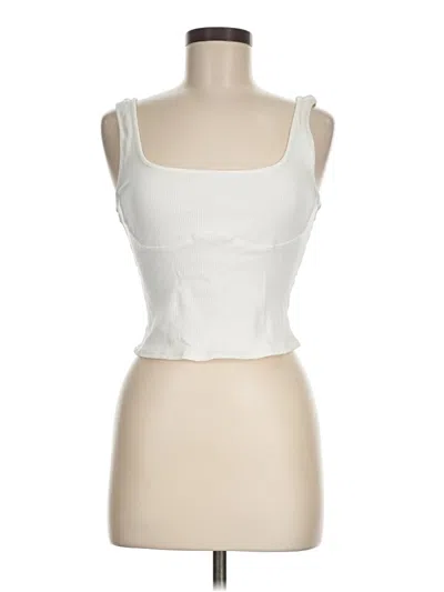 Pre-owned Wild Fable Tube Top Ivory Strapless Neckline Tops
