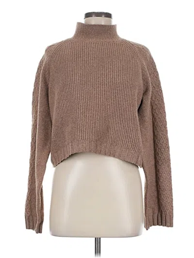 Pre-owned Wild Fable Turtleneck Sweater In Brown