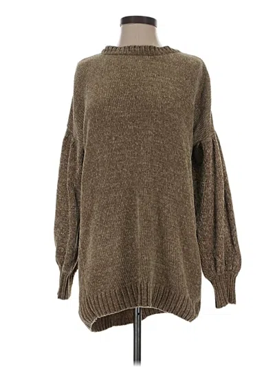 Pre-owned Wild Fable Turtleneck Sweater In Brown