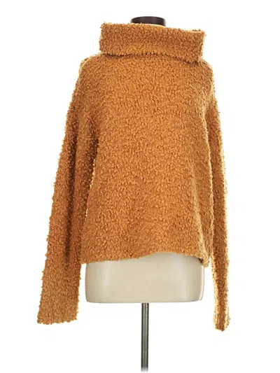 Pre-owned Wild Fable Turtleneck Sweater In Brown