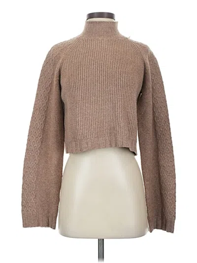 Pre-owned Wild Fable Turtleneck Sweater In Brown