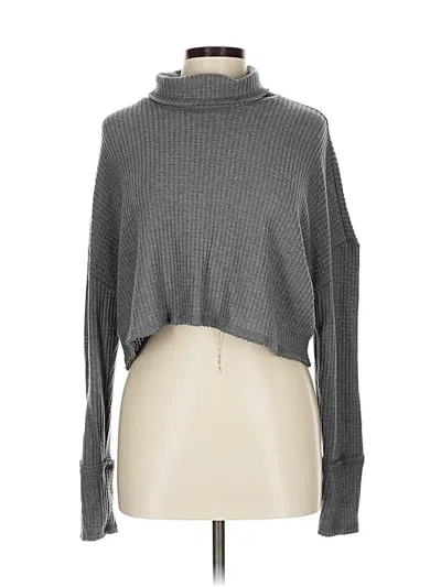 Pre-owned Wild Fable Turtleneck Sweater In Gray
