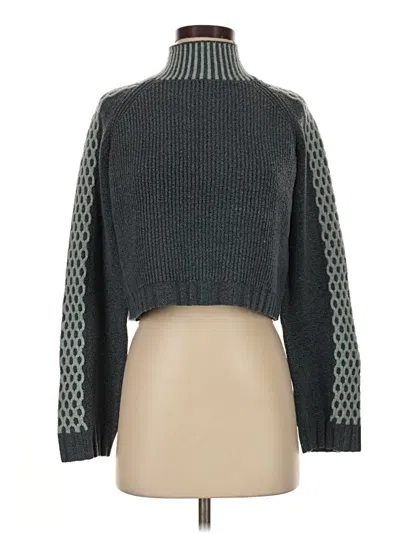 Pre-owned Wild Fable Turtleneck Sweater In Gray