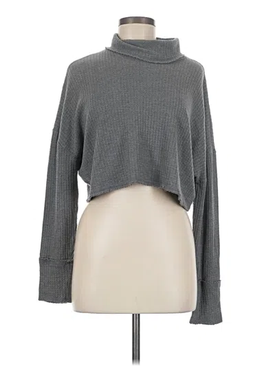 Pre-owned Wild Fable Turtleneck Sweater In Gray