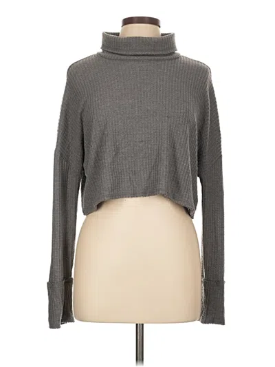 Pre-owned Wild Fable Turtleneck Sweater In Gray