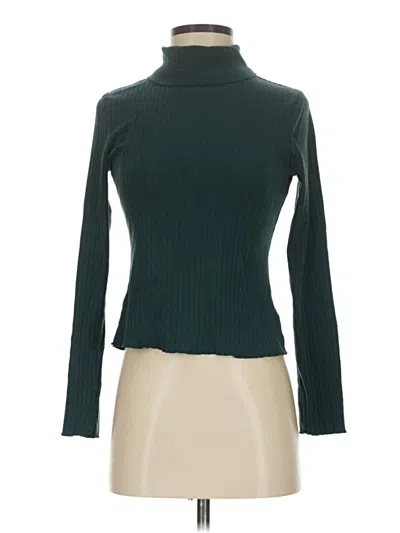 Pre-owned Wild Fable Turtleneck Sweater In Green