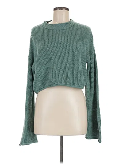 Pre-owned Wild Fable Turtleneck Sweater In Green