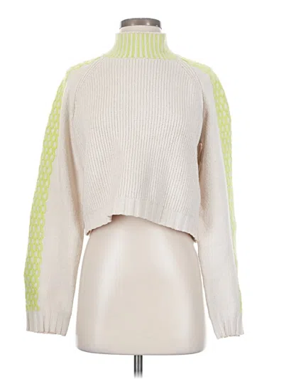 Pre-owned Wild Fable Turtleneck Sweater In Ivory