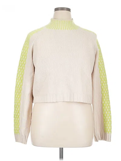 Pre-owned Wild Fable Turtleneck Sweater In Ivory