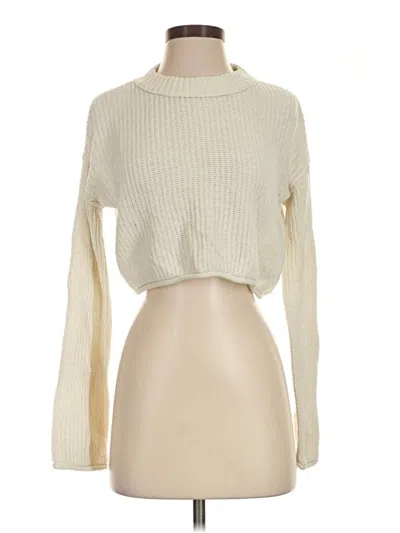 Pre-owned Wild Fable Turtleneck Sweater In Ivory