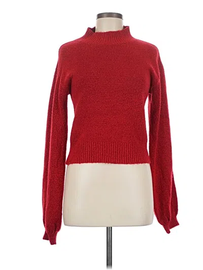 Pre-owned Wild Fable Turtleneck Sweater In Red
